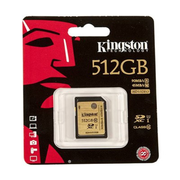 Карта пам'яті Kingston Ultimate SDXC 512GB Class10 UHS-I R90/W45MB/s